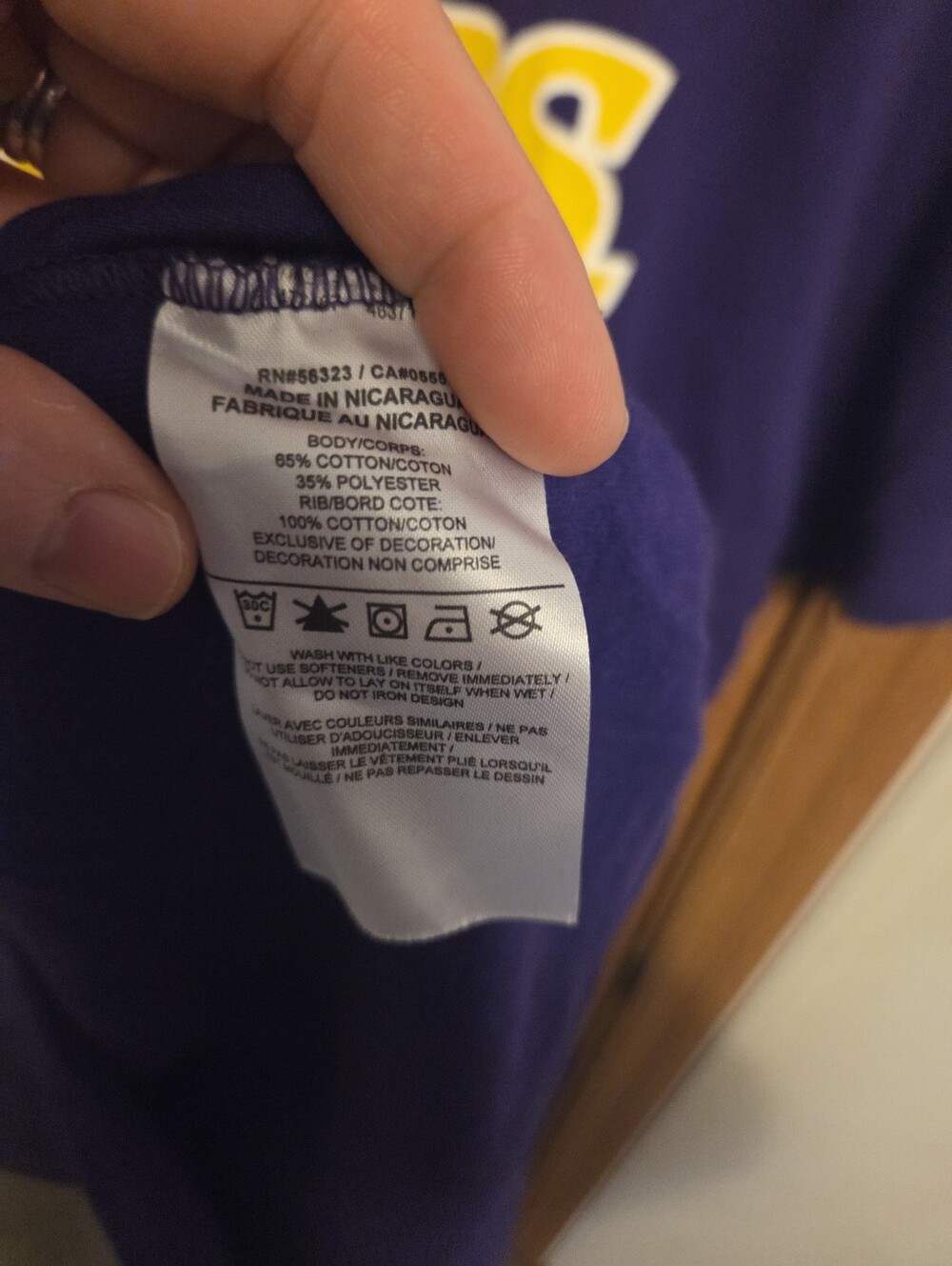 Nike Los Angeles Lakers Anthony Davis Shirt Sz Large Men's NWOT NBA - Picture 5 of 6